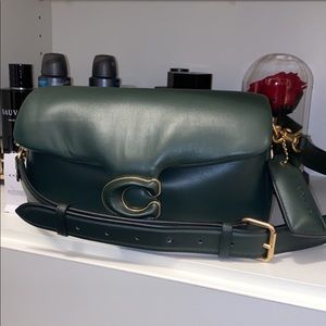 Coach Pillow Tabby 26 in Amazon Green